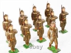 10 INFANTERIE FRANCE plomb creux G. M. / peinture d'origine