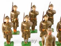10 INFANTERIE FRANCE plomb creux G. M. / peinture d'origine
