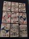 16 Cartes Jeu Ancien 1860 Allemand 12 Figure As Pique Coin Coupé Carte Jauni
