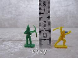 182 X Miniature Indiens & Cowboy DDR Design Jouet Vintage À 1970 Konvolut