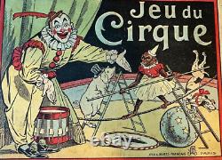 1910-1920 TRES JOLI JEU ANCIEN JEU DU CIRQUE JJF Clown Equilibriste Jouet