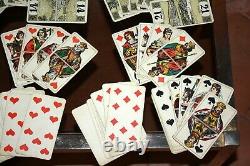 1920 J Muller ancien jeu de cartes tarot des villes villages Suisse complet
