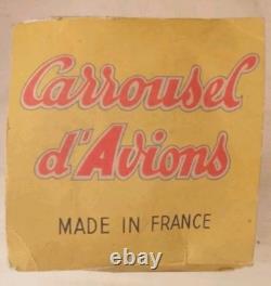 1950's Carrousel D'avions Dans Sa Boite Made In France