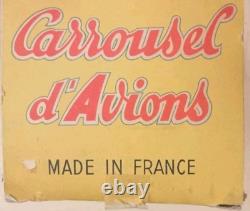 1950's Carrousel D'avions Dans Sa Boite Made In France