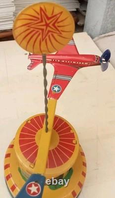 1950's Carrousel D'avions Dans Sa Boite Made In France