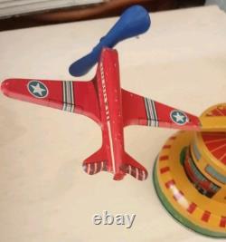 1950's Carrousel D'avions Dans Sa Boite Made In France