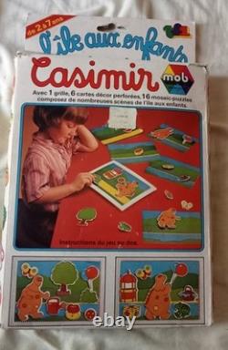 1970's Génération Goldorak L'île Aux Enfants Casimir Jeu Mob Made In France