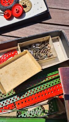 2 Anciennes Boites De Jeux Construction Fekno Meccano Allemand Avec Notice