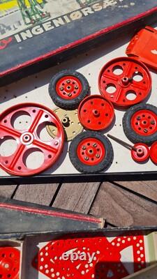 2 Anciennes Boites De Jeux Construction Fekno Meccano Allemand Avec Notice
