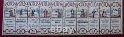 3 Puzzles anciens Les Départements en Action Matenet Bussière, vers 1880