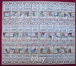 3 Puzzles anciens Les Départements en Action Matenet Bussière, vers 1880