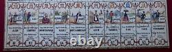 3 Puzzles anciens Les Départements en Action Matenet Bussière, vers 1880