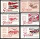 6 Buvards Grison Publicitaires / Jouet Ancien