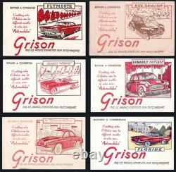 6 BUVARDS GRISON publicitaires / jouet ancien