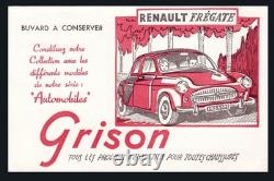 6 BUVARDS GRISON publicitaires / jouet ancien