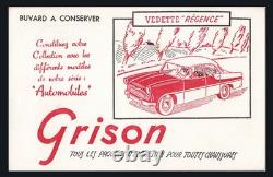 6 BUVARDS GRISON publicitaires / jouet ancien