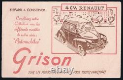 6 BUVARDS GRISON publicitaires / jouet ancien