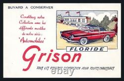 6 BUVARDS GRISON publicitaires / jouet ancien