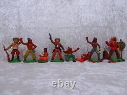 84 X Indiens & Cowboy DDR Design Jouet Vintage À 1970 Konvolut