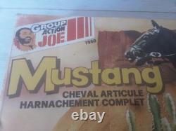 ACTION JOE CHEVAL MUSTANG Pur Sang Harnachement Complet En Boite Vintage Ceji