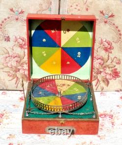 ANCIEN JEU de LOTERIE dans sa BOITE D'ORIGINE vers 1910