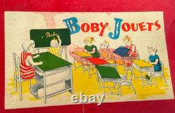 ANCIEN JOUET ECOLE SALLE DE CLASSE MOBILIER STYLE INDUSTRIEL 1960's