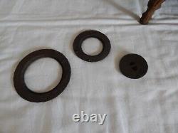 ANCIEN JOUET Gazinière Cuisinière en FONTE GODIN & Cie Bte S. G. D. G. Début XXème
