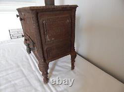 ANCIEN JOUET Gazinière Cuisinière en FONTE GODIN & Cie Bte S. G. D. G. Début XXème