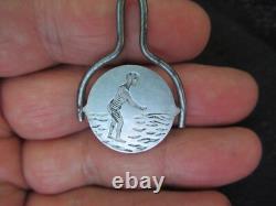 ANCIEN thaumatrope FRANCAIS érotique JEU JOUET OPTIQUE PRE-CINEMA Ca 1930 24 mm