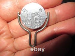 ANCIEN thaumatrope FRANCAIS érotique JEU JOUET OPTIQUE PRE-CINEMA Ca 1930 24 mm