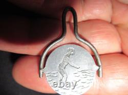 ANCIEN thaumatrope FRANCAIS érotique JEU JOUET OPTIQUE PRE-CINEMA Ca 1930 24 mm