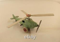 AR France n° 50 Autogyre vert amande en métal hélicoptère moteur rare 11 cm