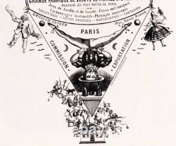 AU PARADIS DES ENFANTS 1870 / jeu jouet ancien magie