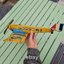 AVION trimoteur ML55 ML (MARTINANT et LARNAUDE) tole 51 cm
