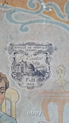 Ancien Boite Construction Pierre Le Castor Fb Paris Jouet