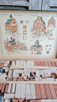 Ancien Boite Construction Pierre Le Castor Fb Paris Jouet