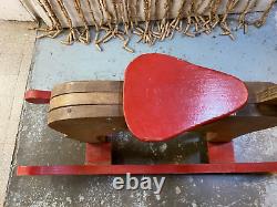 Ancien Cheval Bascule En Bois Annees 60 Jouet Ancien Pour Enfants Ou Decoration