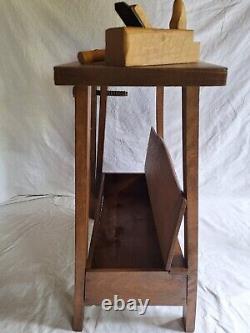 Ancien Etabli En Bois Outil Jouet enfant Déco Vintage