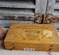 Ancien Jeu De Construction En Pierre 1900 Le Castor F&b Paris