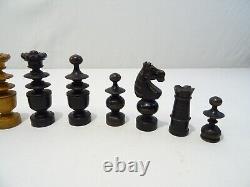 Ancien Jeu Echec Et Jacquet Trictrac Backgammon Coffret Bois Old Chess Game