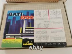 Ancien Jeu Solido Car Voiture Miniature Bati 1000 Boite Notice Dinky Coffret B12