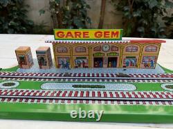 Ancien Jouet Autorail Cuircuit De La Marque Gem
