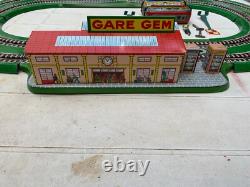 Ancien Jouet Autorail Cuircuit De La Marque Gem