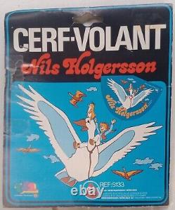 Ancien Jouet Cerf-Volant Nils Holgersson NEUF Scellé 1984 TF1 Télé Française