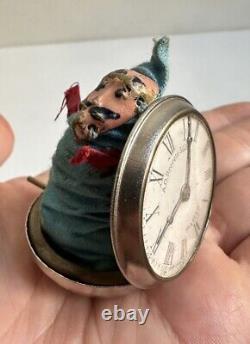 Ancien Jouet Montre À Système Gousset JACK IN THE BOX Diablotin A. O SGDG Paris
