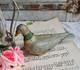 Ancien Jouet Pigeon En Tole Mecanique Ramier Vebe