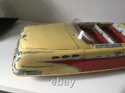 Ancien Jouet Voiture BUICK Grand sport Cabriolet 1957 Tole 52 Cm