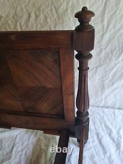 Ancien Lit En Bois pour poupée Jouet Vintage