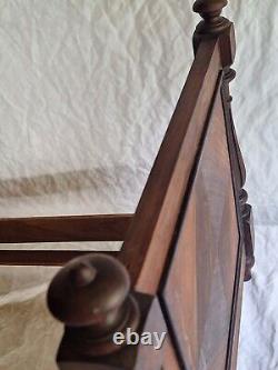 Ancien Lit En Bois pour poupée Jouet Vintage