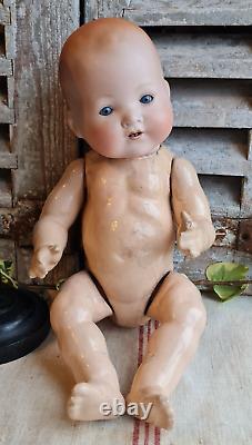 Ancien Petit Bebe A. Marseille 351 3 Tete Pleine Poupee Jouet Jeux